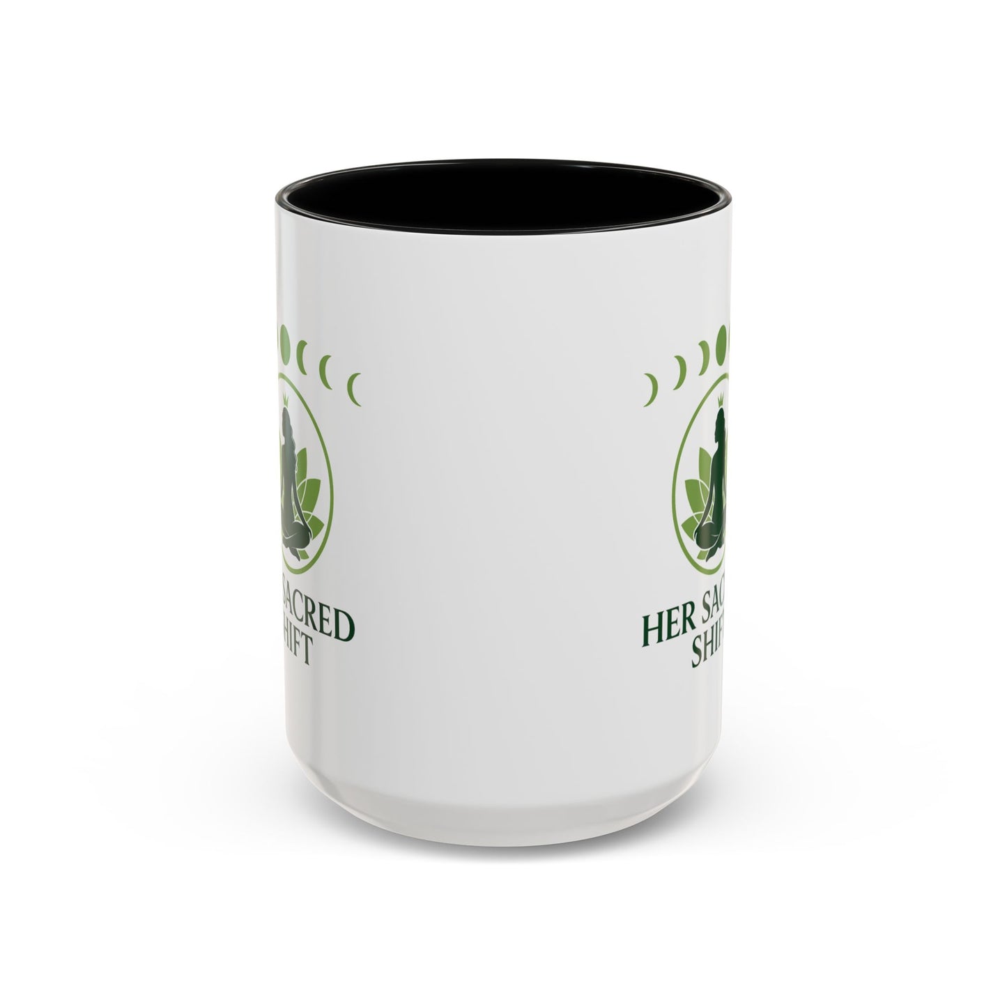 Her Sacred Shift Logo Mug – Heart Chakra Energy (11oz / 15oz)