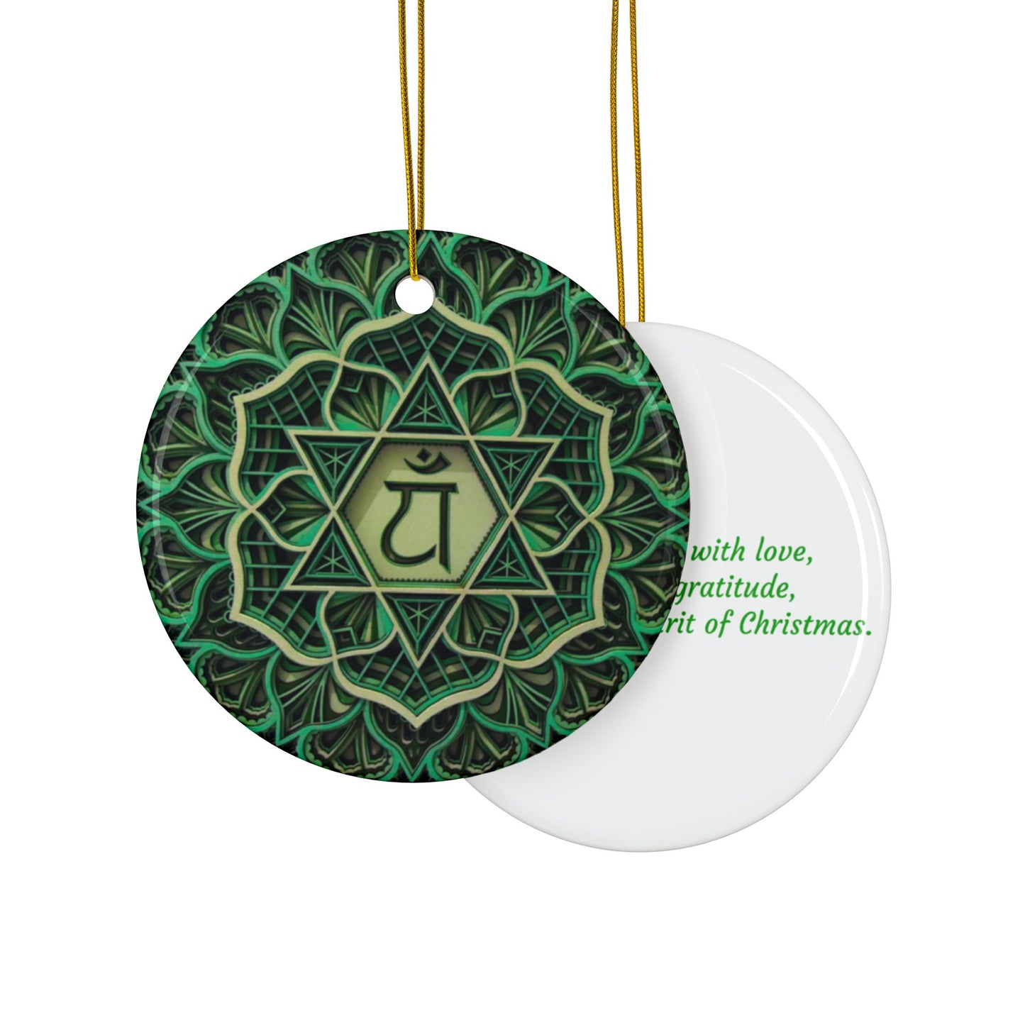 Ceramic Chakra Ornament Bundle – Seven Chakras of Christmas Light