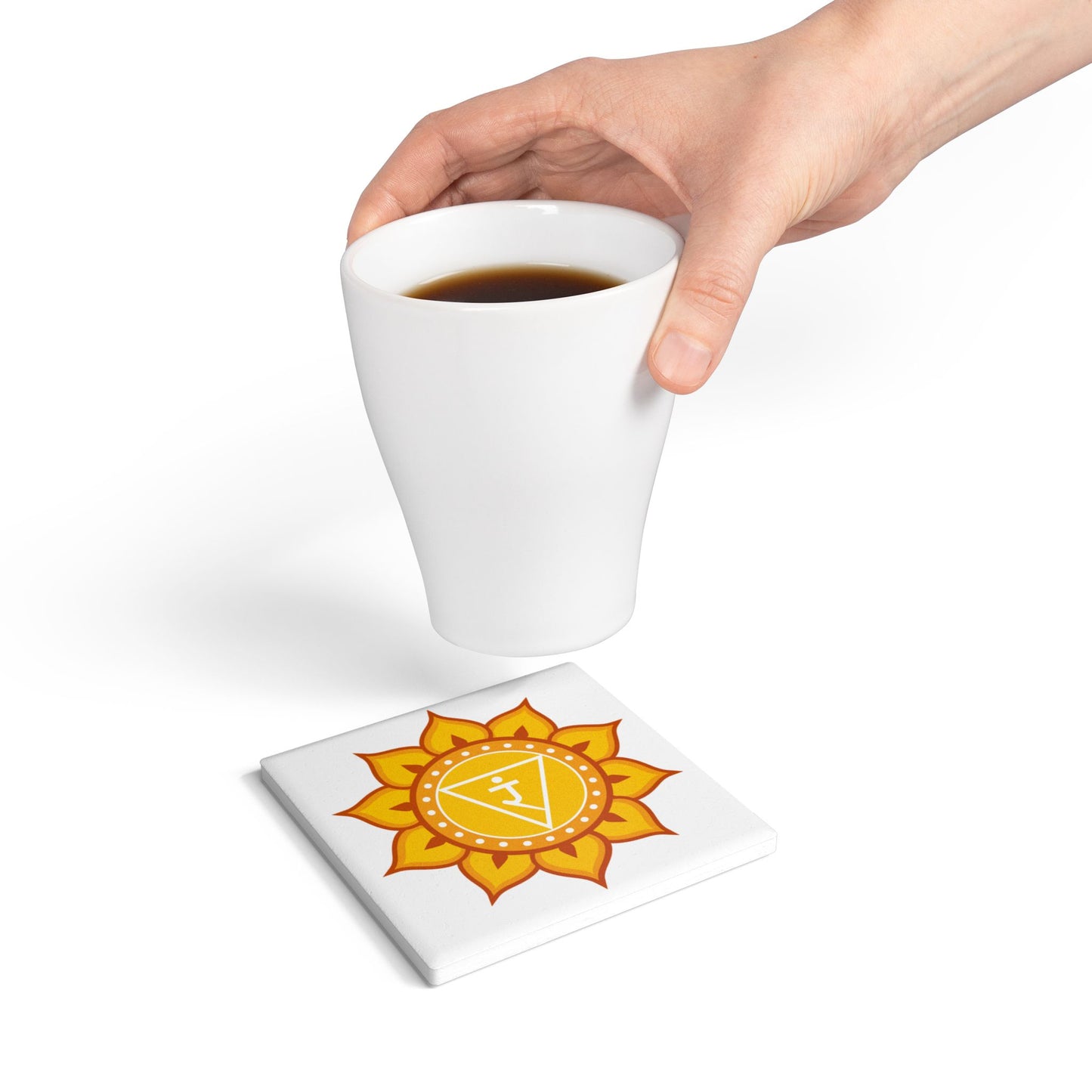 Solar Plexus Chakra Coaster – Confidence, Power & Inner Strength