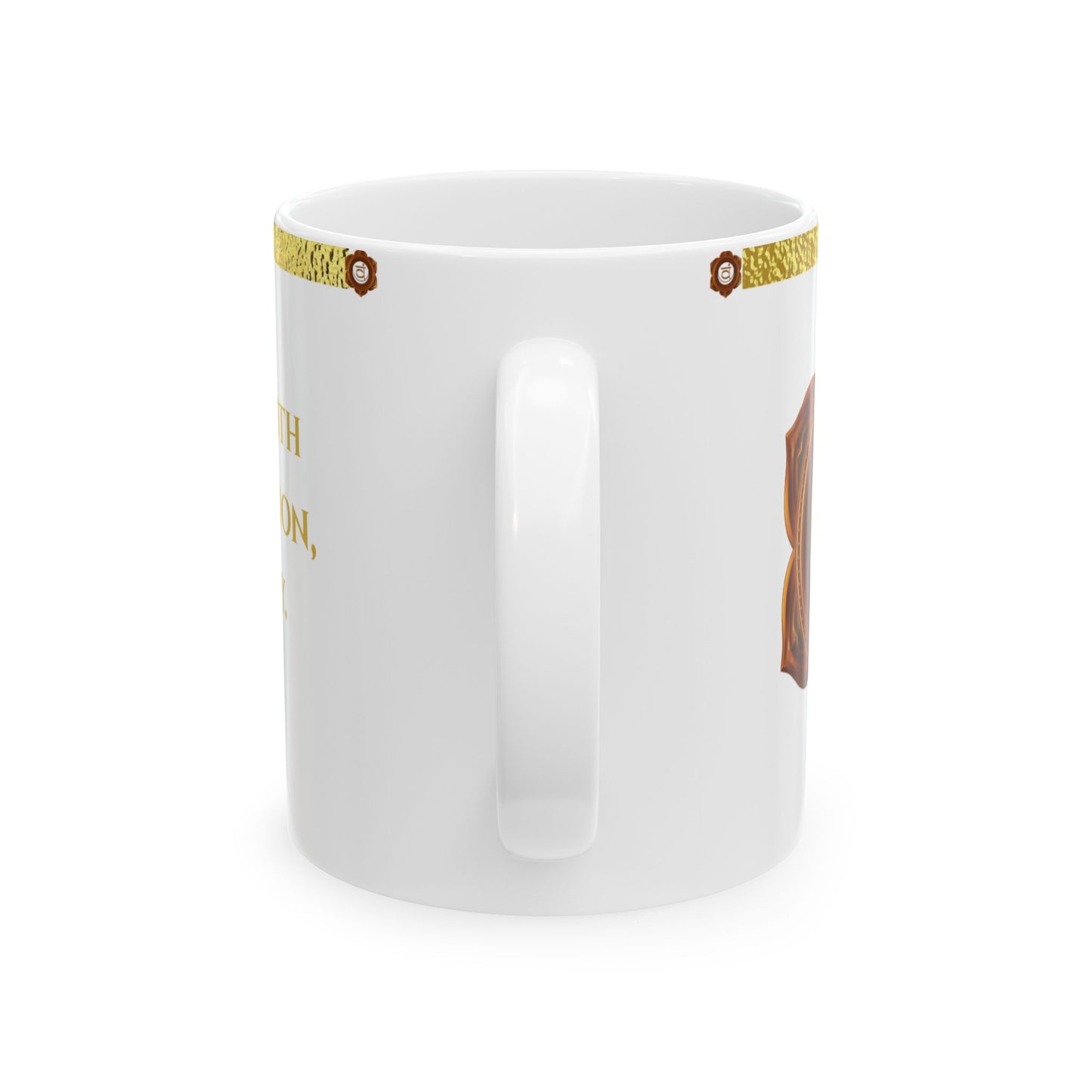 Sacral Chakra Mug – Flowing in Creativity & Passion (Golden Collection, 11oz)