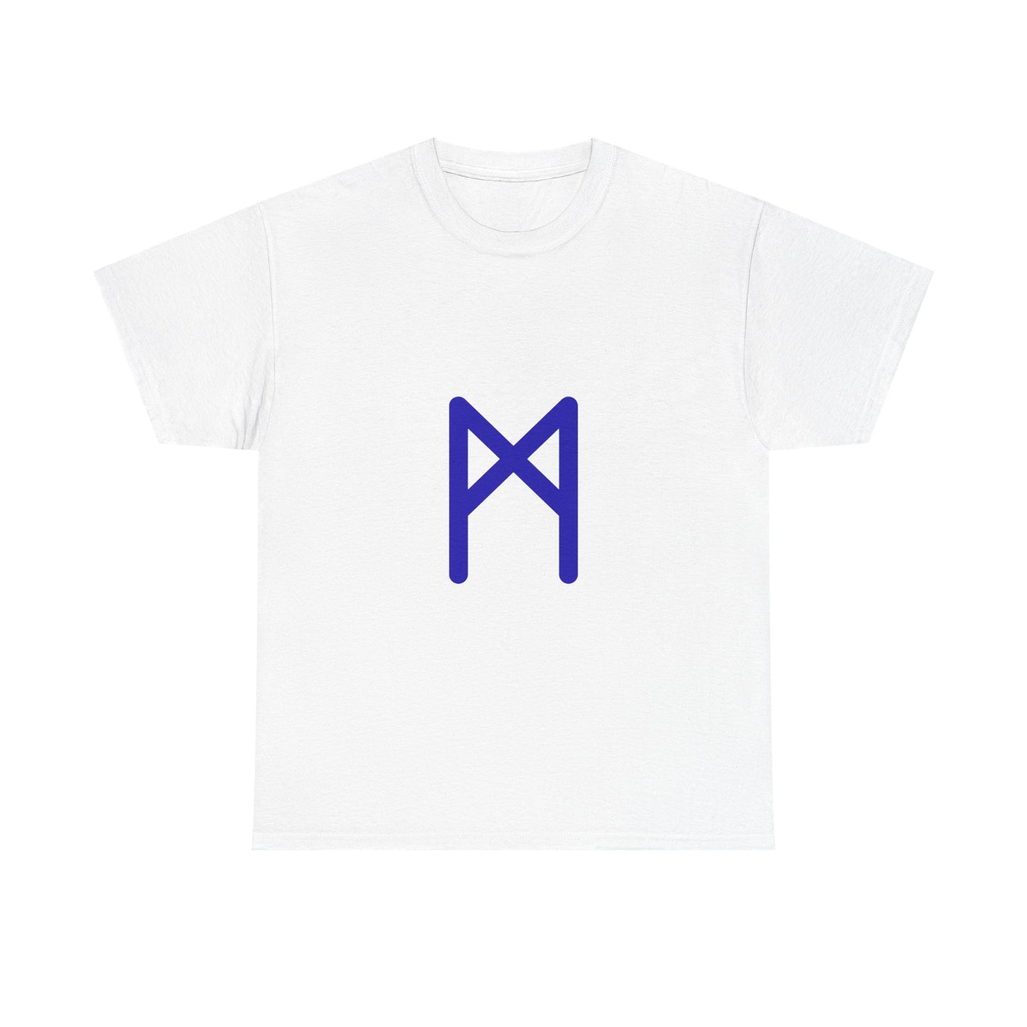 Mannaz Rune T-Shirt – I Rise in Divine Alignment