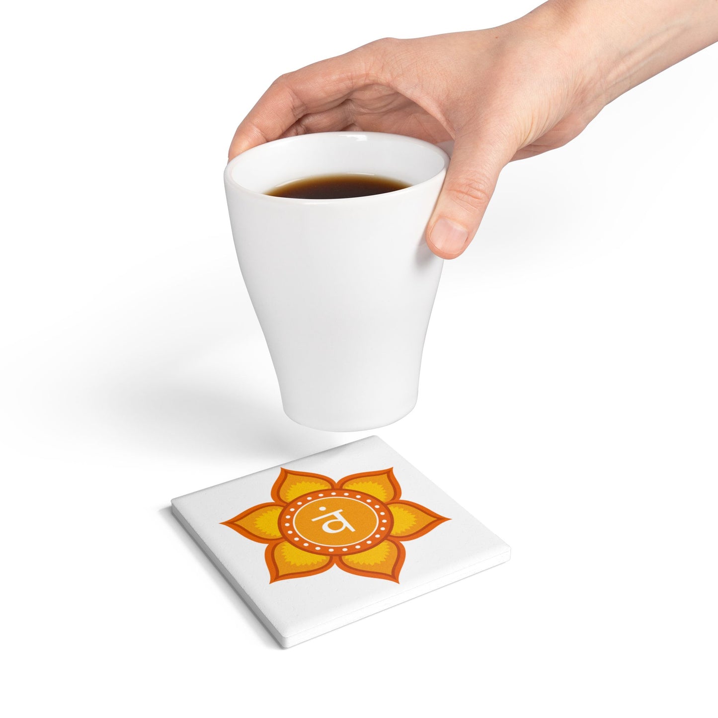Sacral Chakra Coaster – Flow, Creativity & Emotional Balance