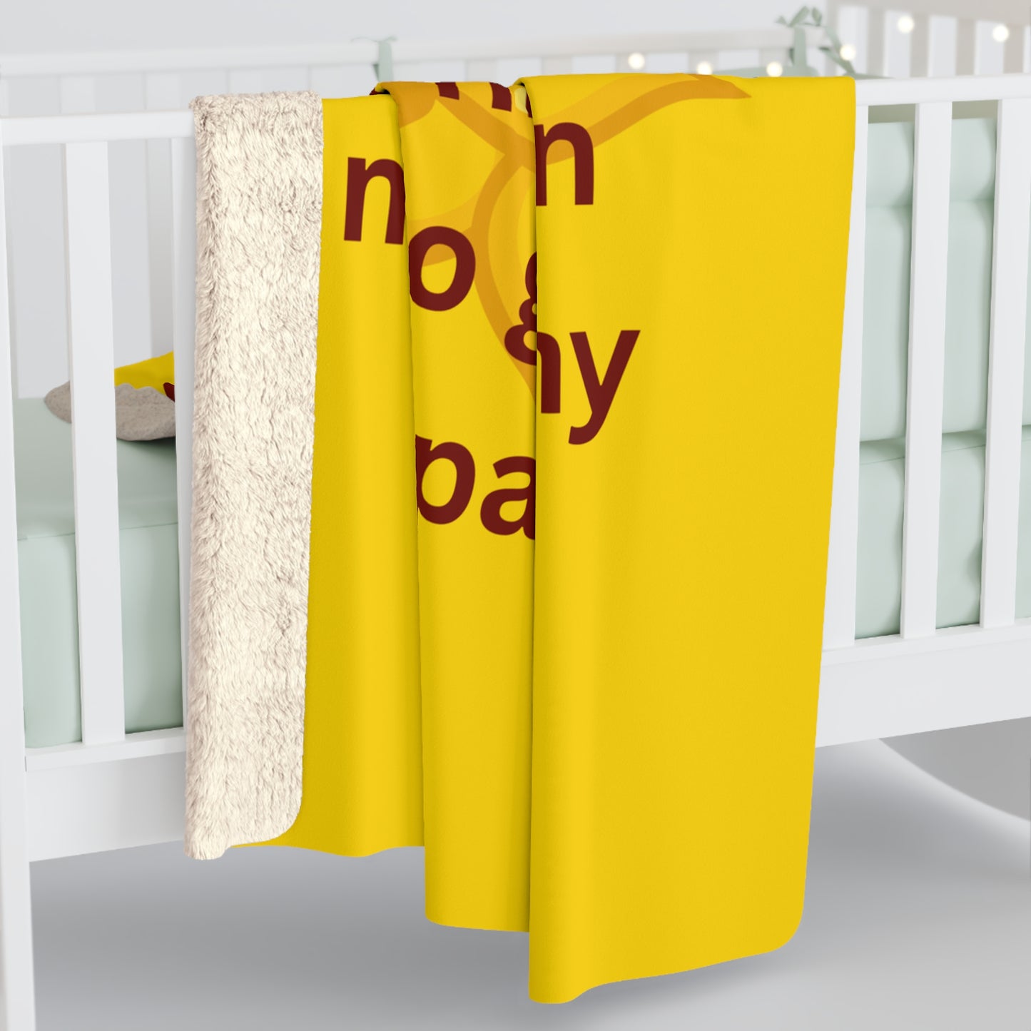 Solar Plexus Premium Sherpa Blanket — Confidence, Power & Inner Strength