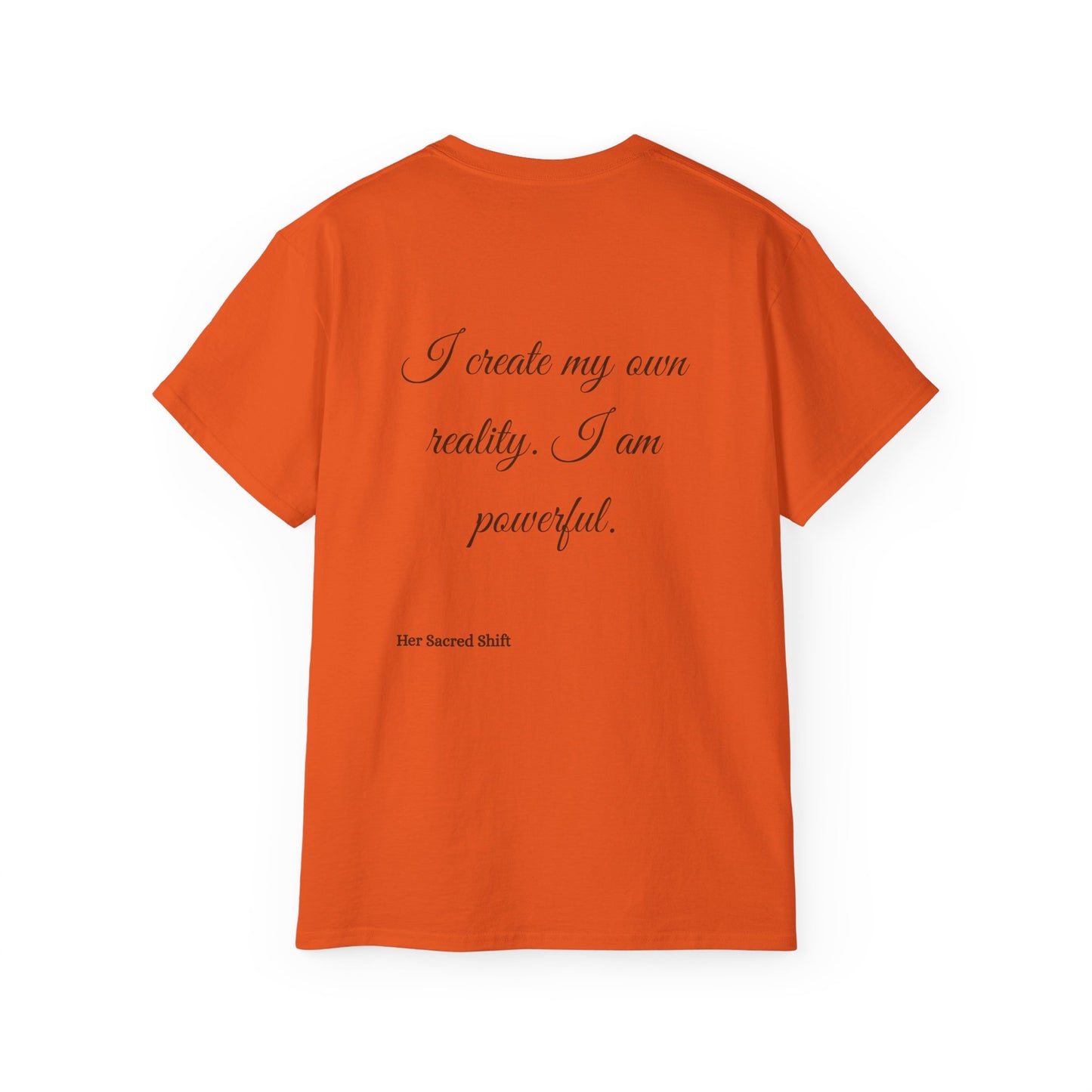 Sacral Chakra Affirmation Tee – “I Create My Reality” | Her Sacred Shift