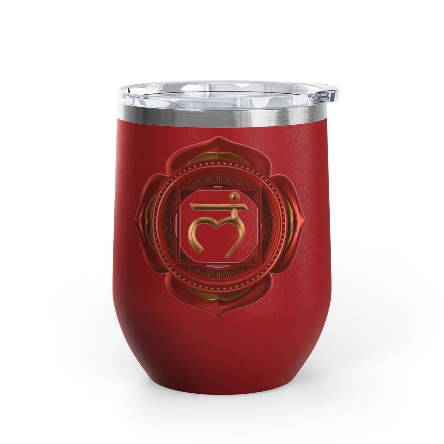 Root Chakra Wine Tumbler – Grounded Energy, Elevated Vibes - 12oz
