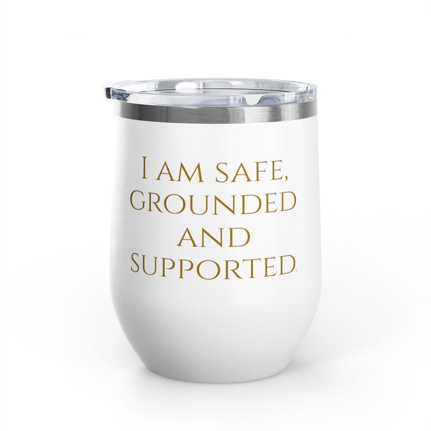 Root Chakra Wine Tumbler – Grounded Energy, Elevated Vibes - 12oz
