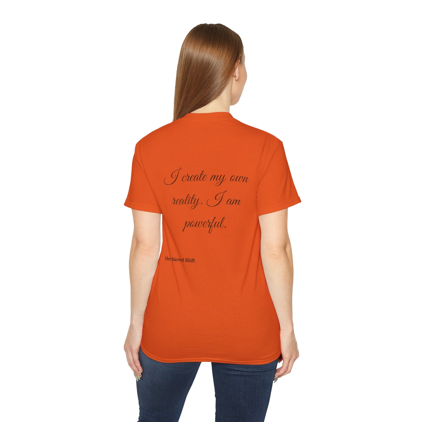 Sacral Chakra Affirmation Tee – “I Create My Reality” | Her Sacred Shift