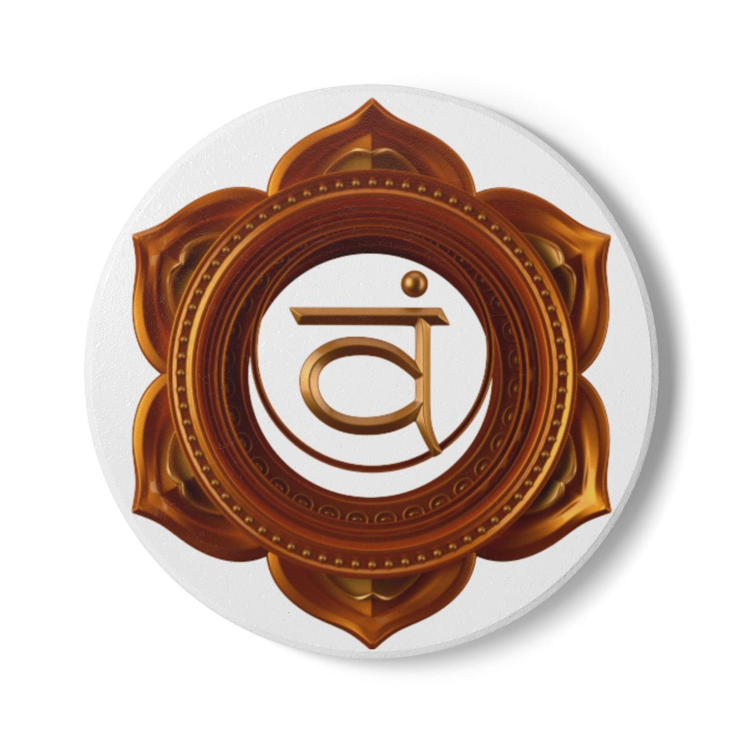Sacral Chakra Wine Coaster – Flow with Pleasure & Creativity | Sacred Wine Collection
