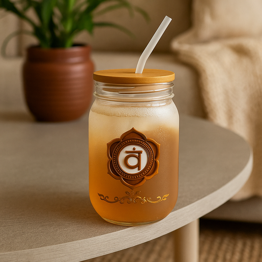 Sacral Chakra Luxe Sipper – Ignite Your Creative Flow - 16oz