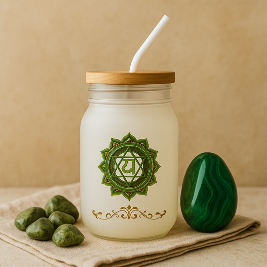 Heart Chakra Luxe Sipper – Radiate Love and Harmony - 16oz