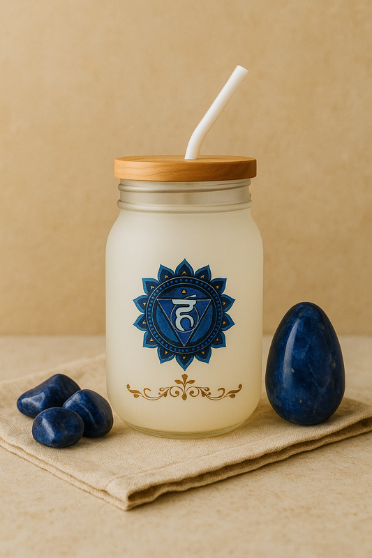 Throat Chakra Luxe Sipper – Speak Truth and Expression - 16oz
