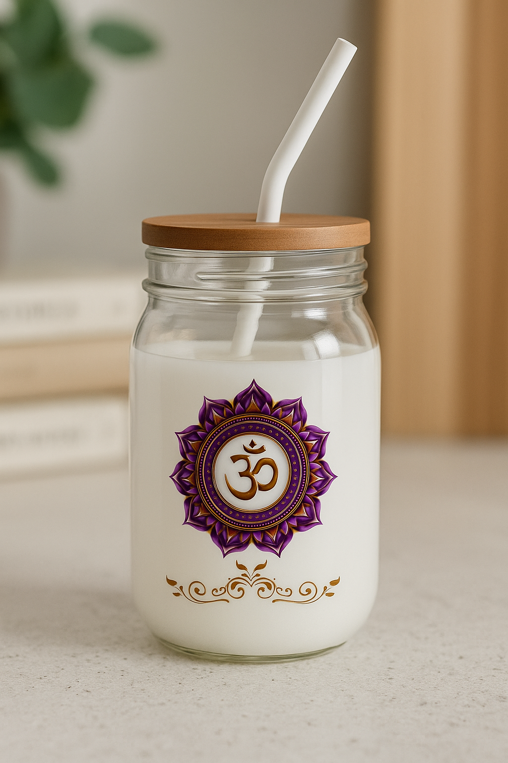 Crown Chakra Luxe Sipper – Divine Illumination & Inner Peace - 16oz