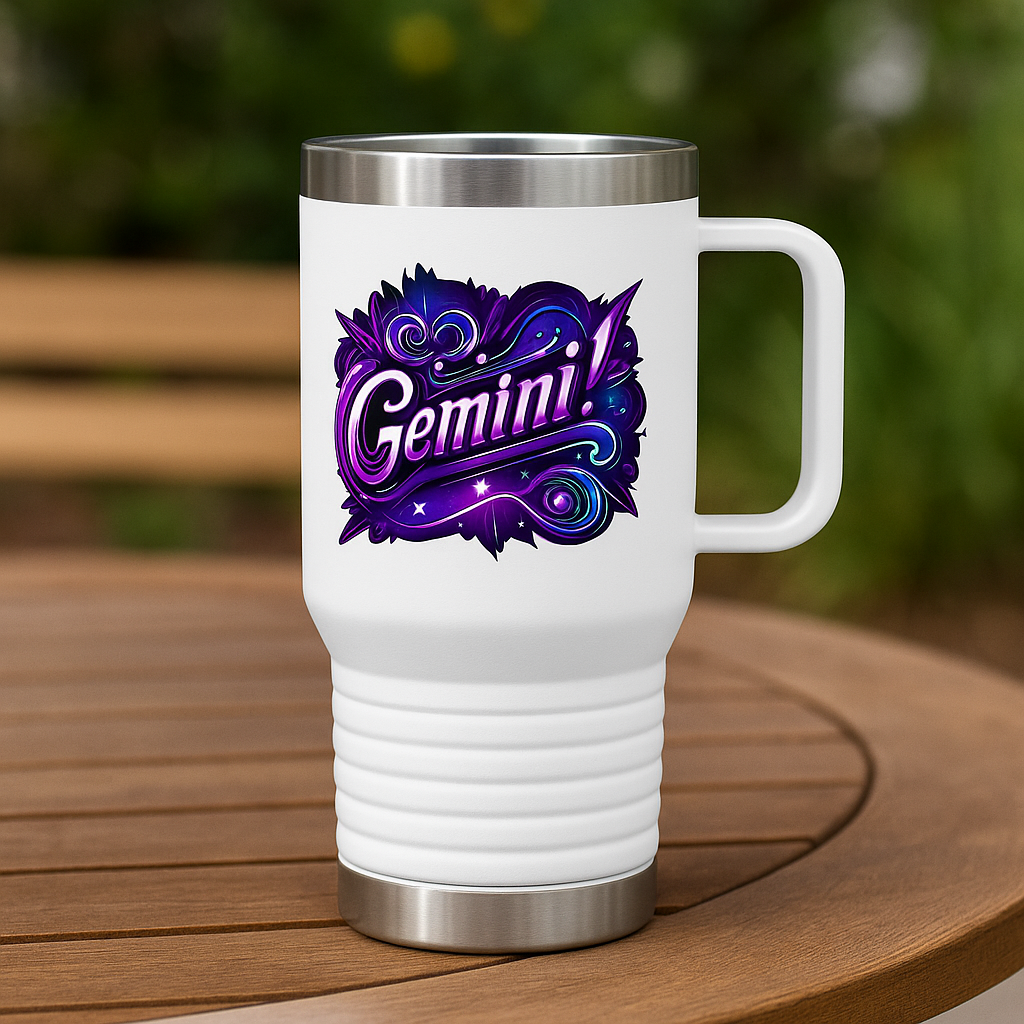Gemini 20oz Travel Mug – Dual Energy Edition