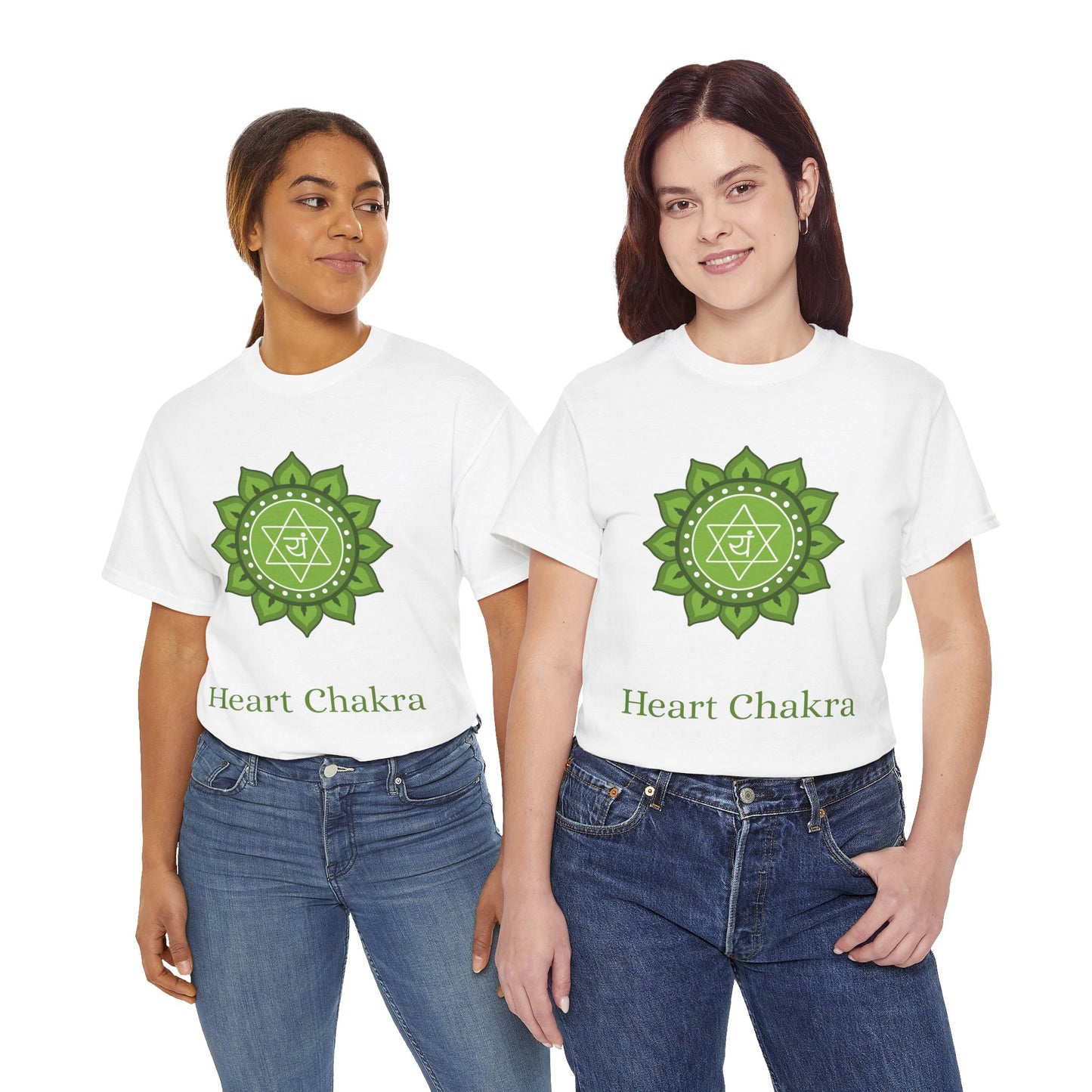 Heart Chakra Symbol T-Shirt – Love, Compassion & Harmony
