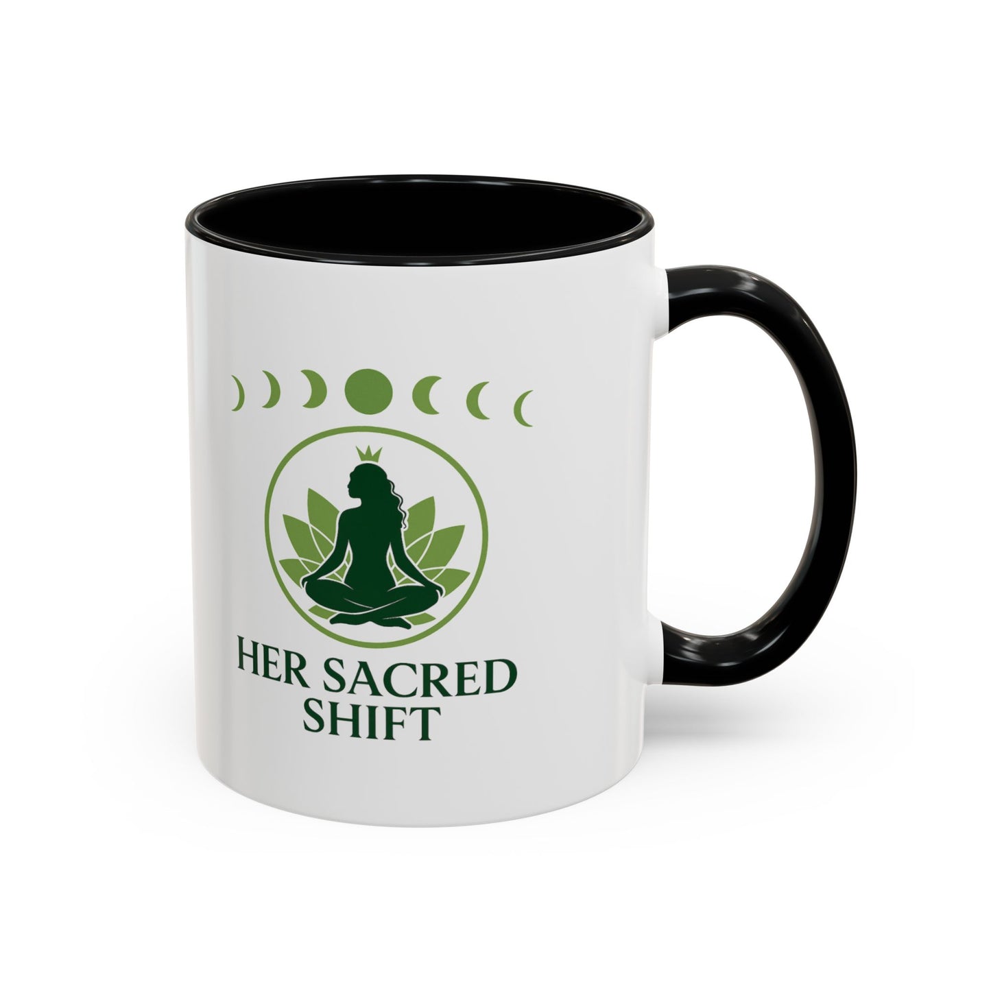 Her Sacred Shift Logo Mug – Heart Chakra Energy (11oz / 15oz)
