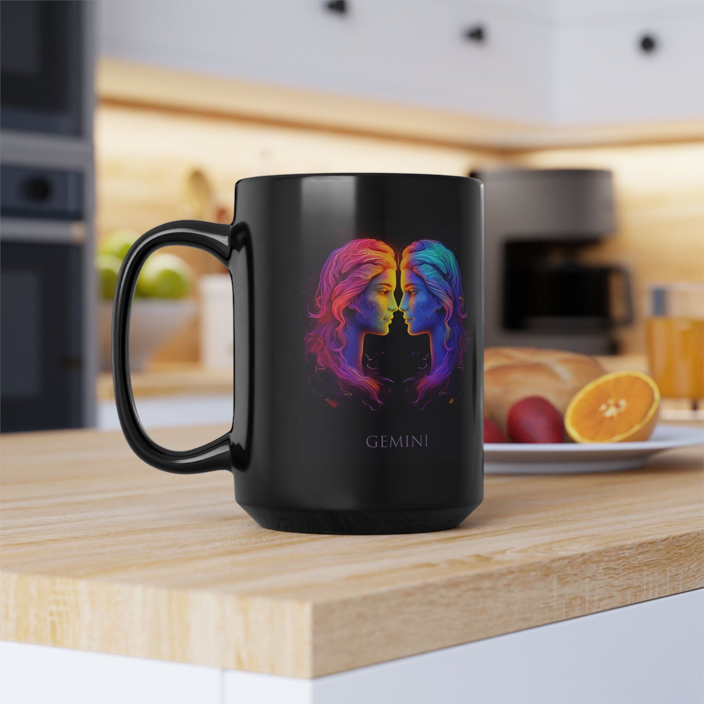 Gemini Zodiac Affirmation Mug – Expressive & Dynamic