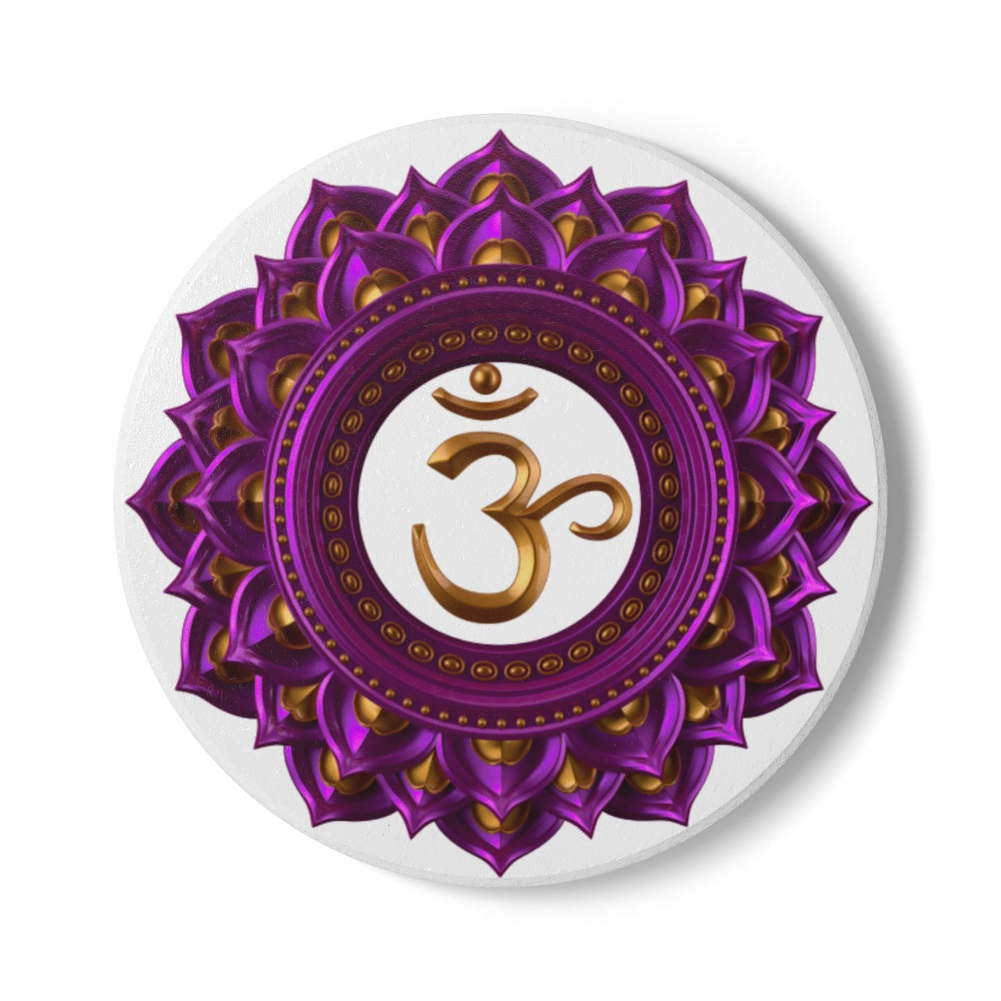 Crown Chakra Wine Coaster – Connect with Divine Light | Sacred Wine Collection