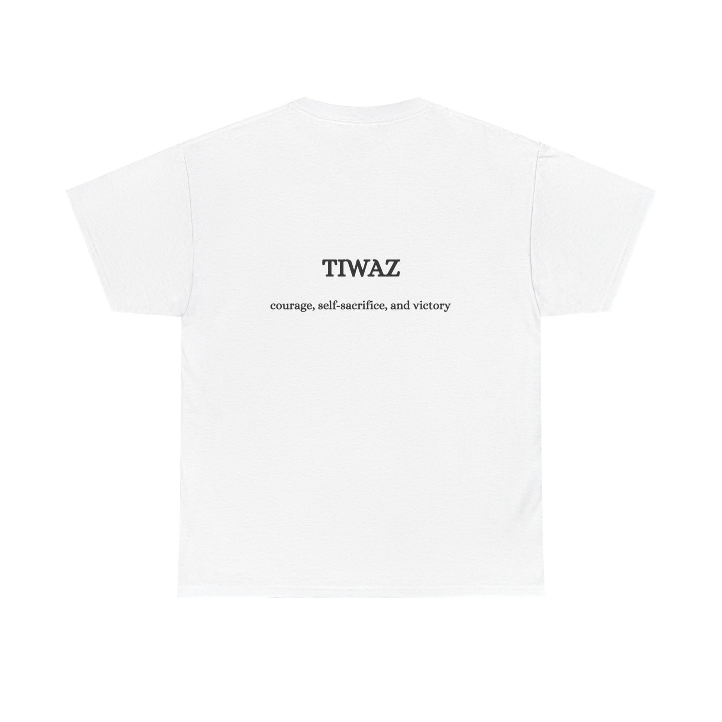 Tiwaz: Warrior Spirit Tee – Lead with Honor