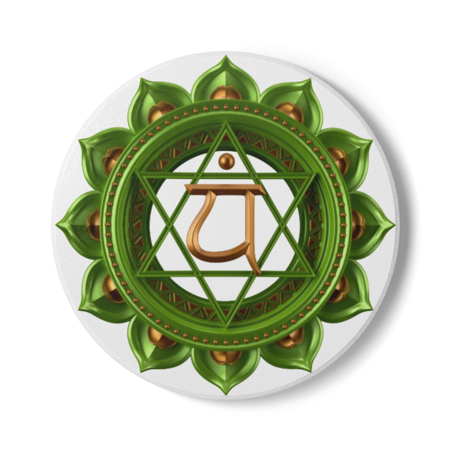 Heart Chakra Wine Coaster – Sip in Love & Harmony | Sacred Wine Collection
