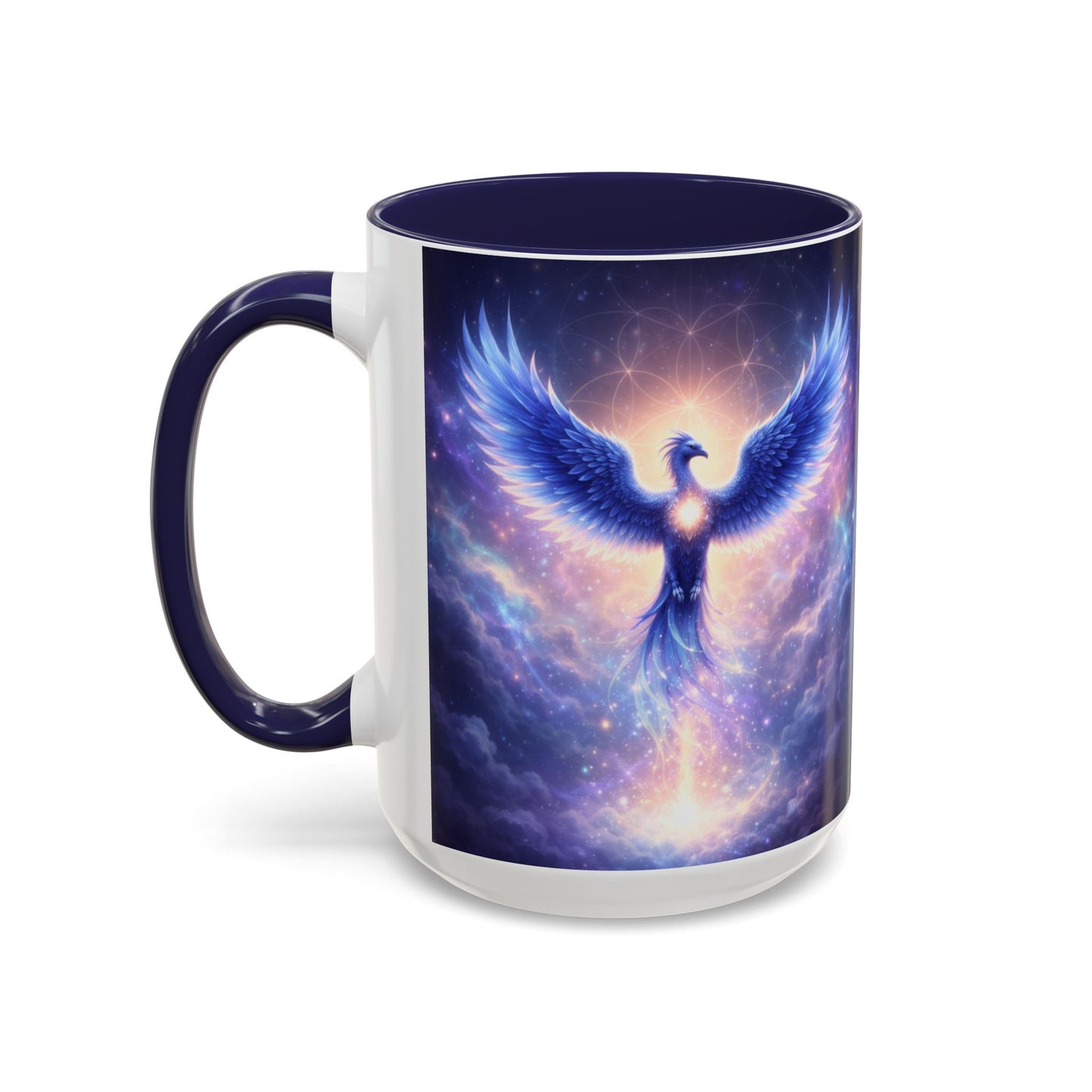 Celestial Ascension Phoenix Mug