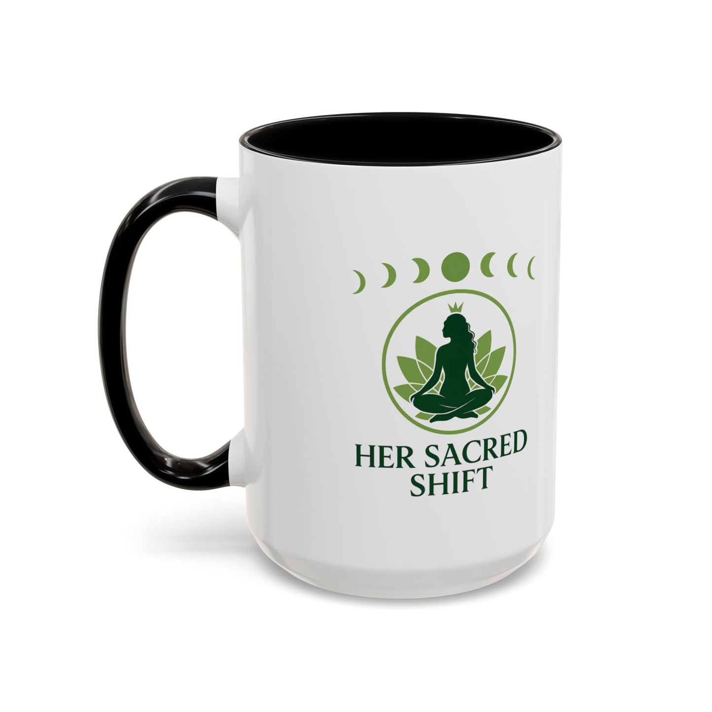 Her Sacred Shift Logo Mug – Heart Chakra Energy (11oz / 15oz)