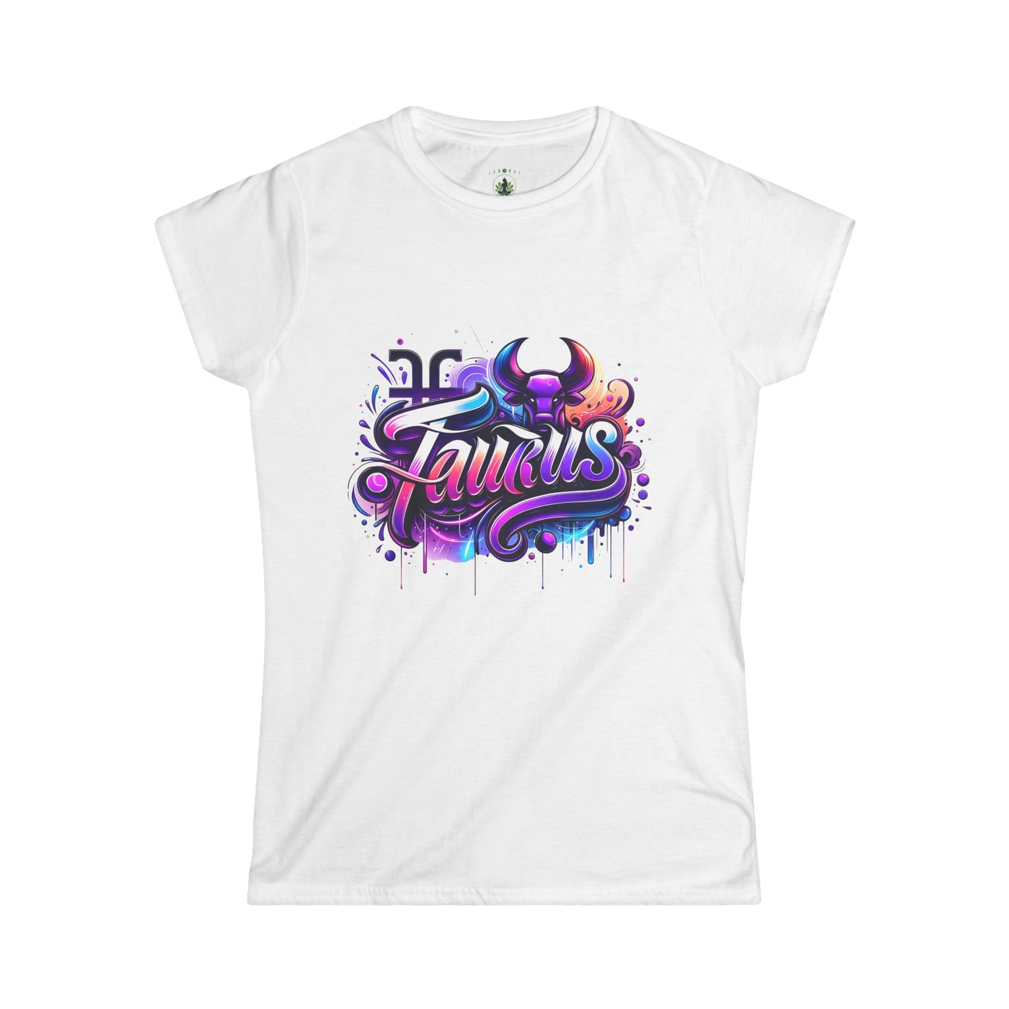 Taurus Zodiac T-Shirt – Bold Black & White Design 1
