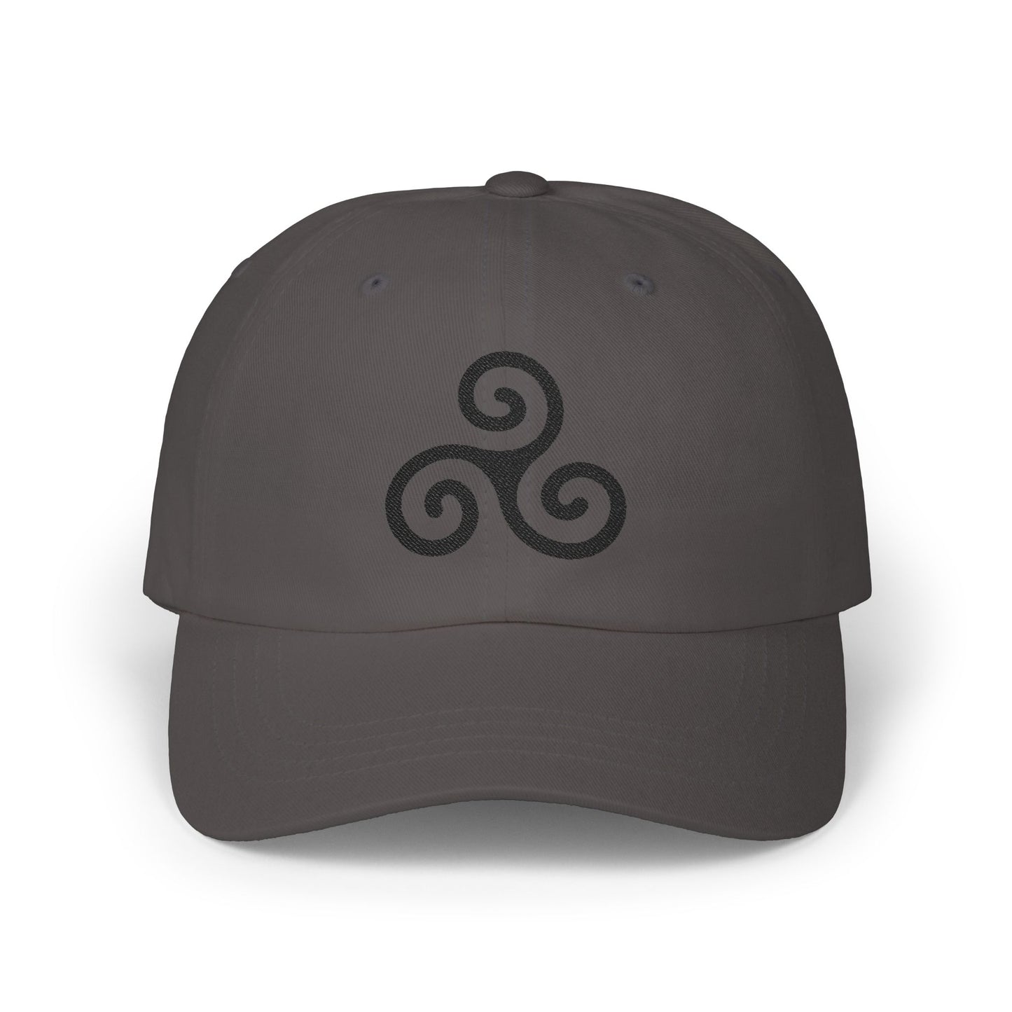 Triskelion Sigil Cap – Sacred Cycles & Soul Evolution