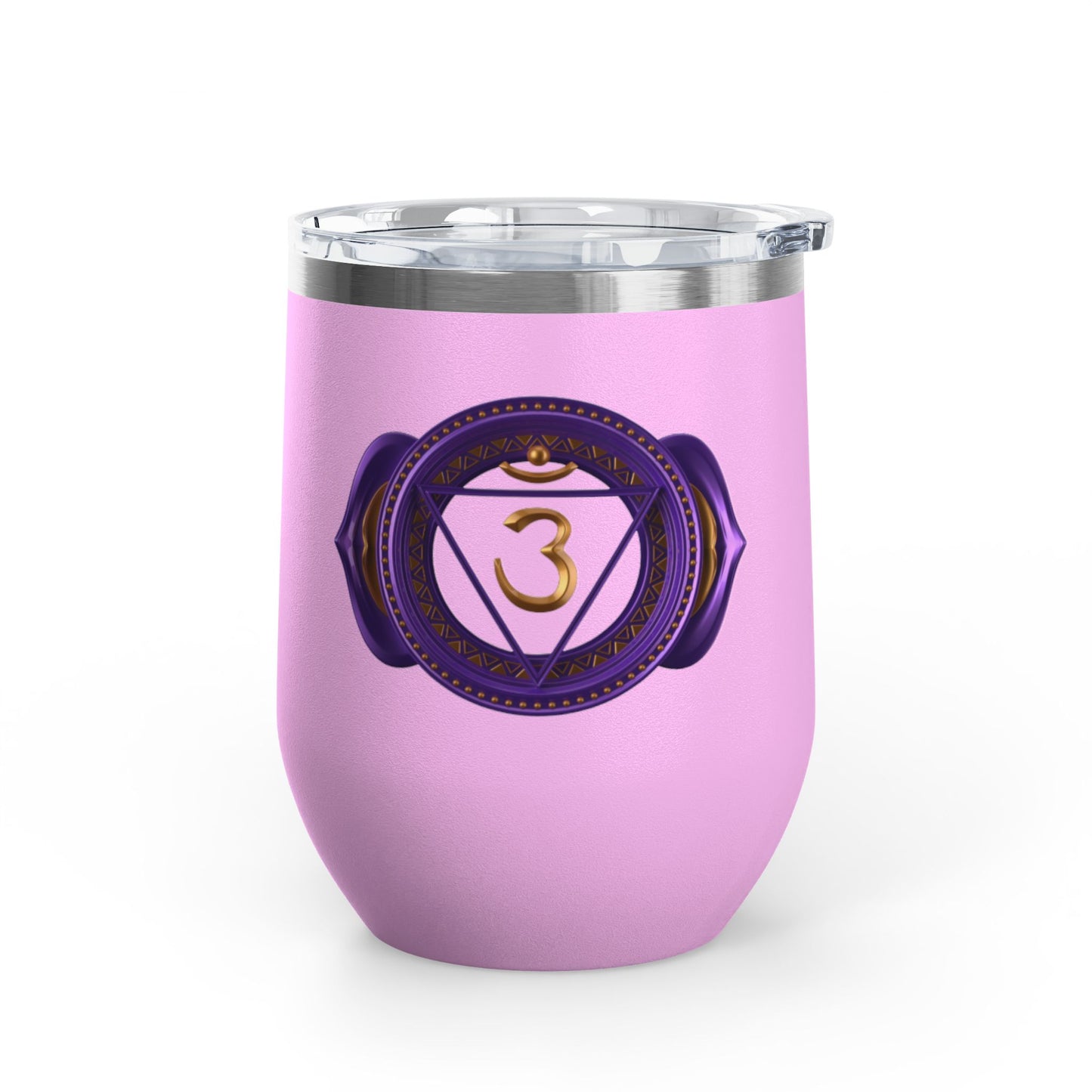 Third Eye Chakra Wine Tumbler – Awaken Inner Vision - 12oz