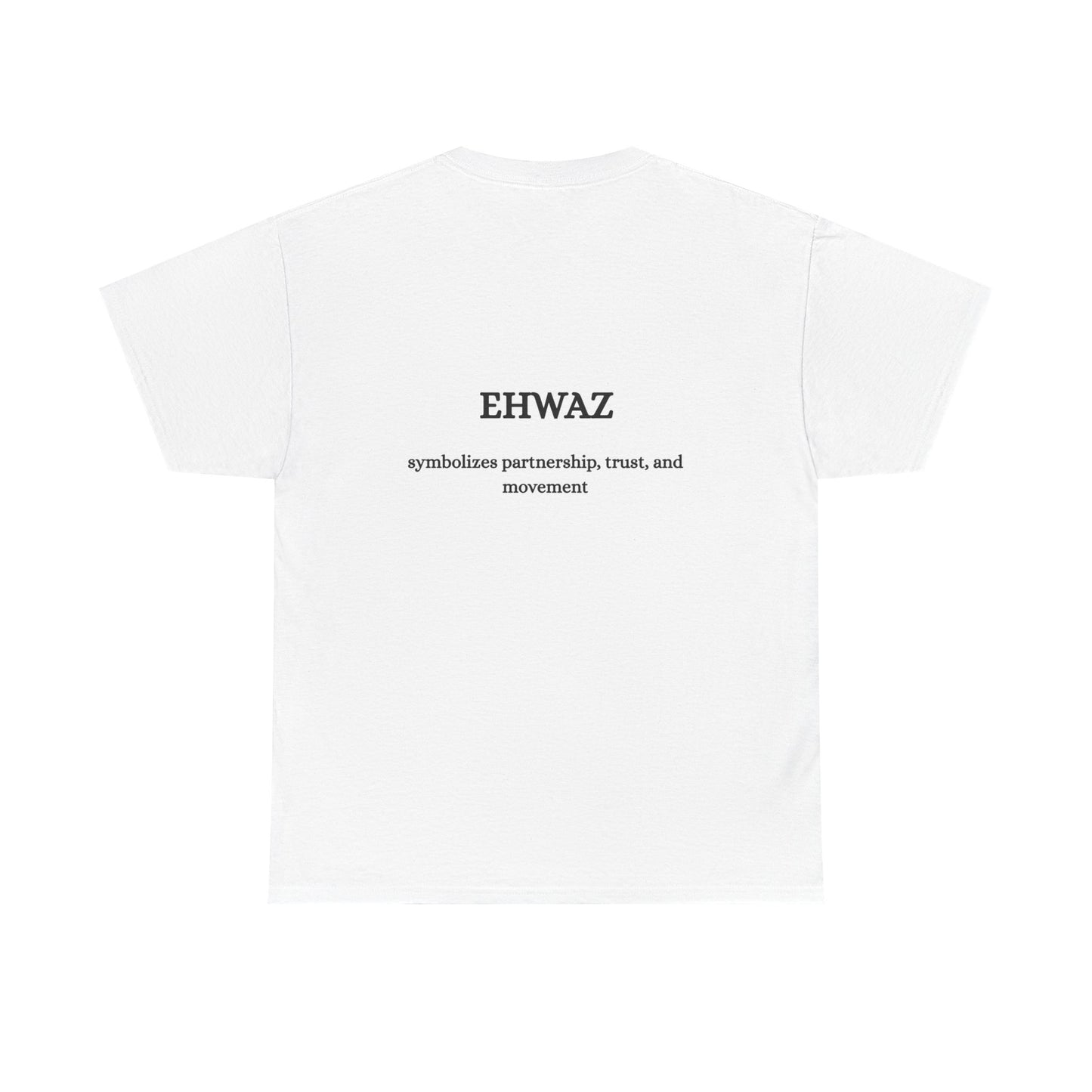 Ehwaz Rune T-Shirt – Trust the Journey of Transformation