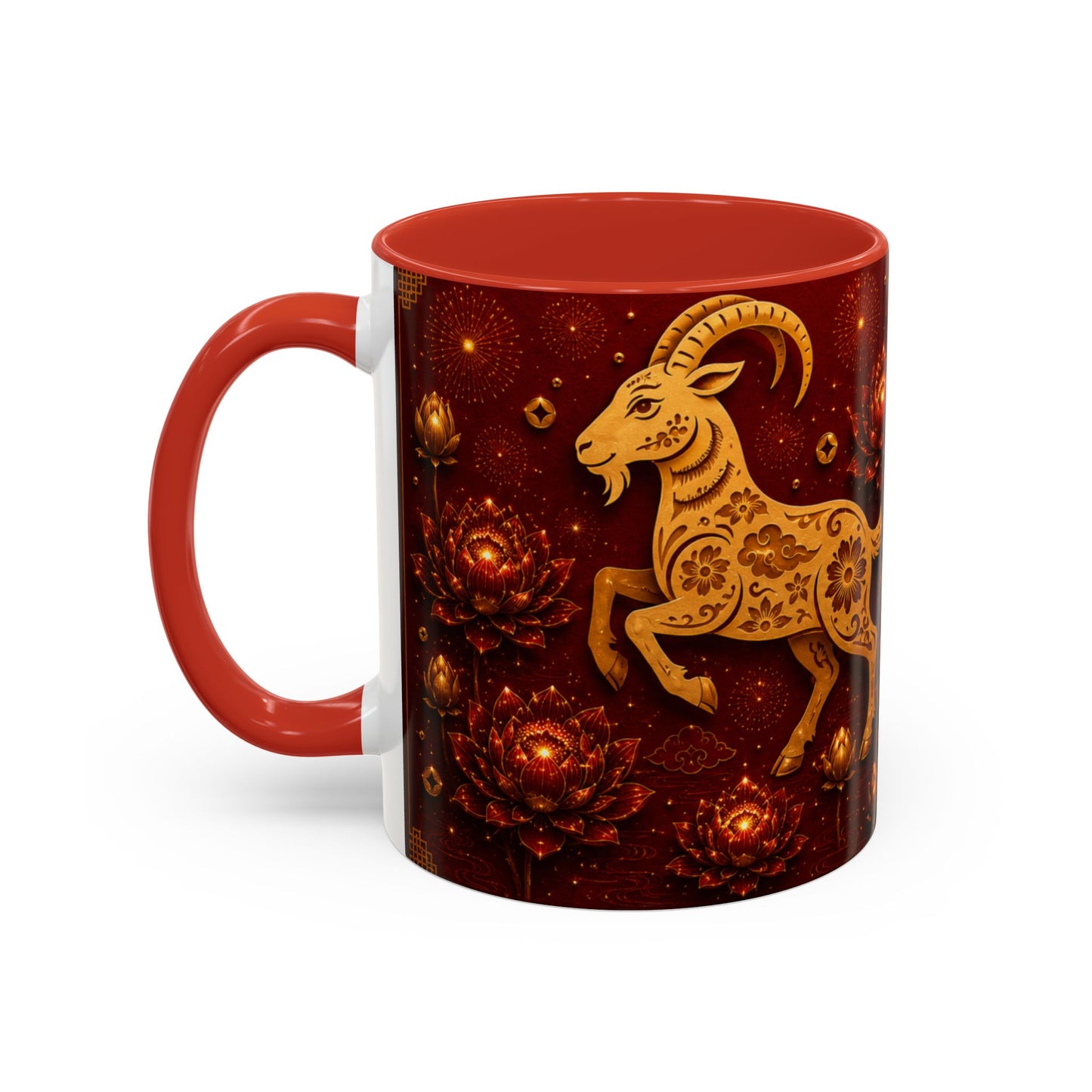 Goat Zodiac Coffee Mug — Chinese Zodiac Years, Kind & Creative Accent Mug
