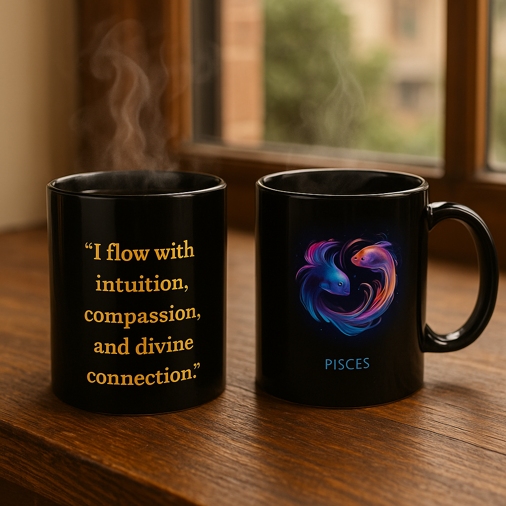 Pisces Long Sleeve Tee & Mug Set