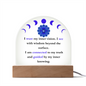 Third Eye Chakra Acrylic Plaque – “I Trust My Vision. I Honor My Inner Wisdom.”