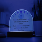 Third Eye Chakra Acrylic Plaque – “I Trust My Vision. I Honor My Inner Wisdom.”
