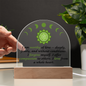 Heart Chakra Acrylic Plaque – “I Am Love. I Am Open. I Am Whole.”