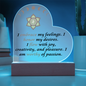 Sacral Chakra Acrylic Plaque – “I Flow with Joy. I Create with Purpose.”