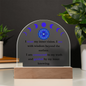 Third Eye Chakra Acrylic Plaque – “I Trust My Vision. I Honor My Inner Wisdom.”