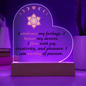 Sacral Chakra Acrylic Plaque – “I Flow with Joy. I Create with Purpose.”