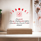 Root Chakra Acrylic Plaque – “I Am Grounded. I Am Safe.”
