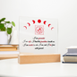 Root Chakra Acrylic Plaque – “I Am Grounded. I Am Safe.”