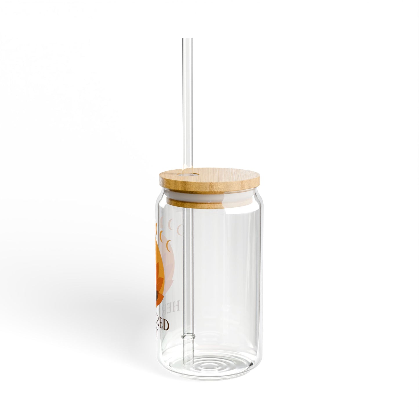 Her Sacred Shift Sacral Chakra Sipper Glass – I Create. I Feel. I Flow. | 16oz.
