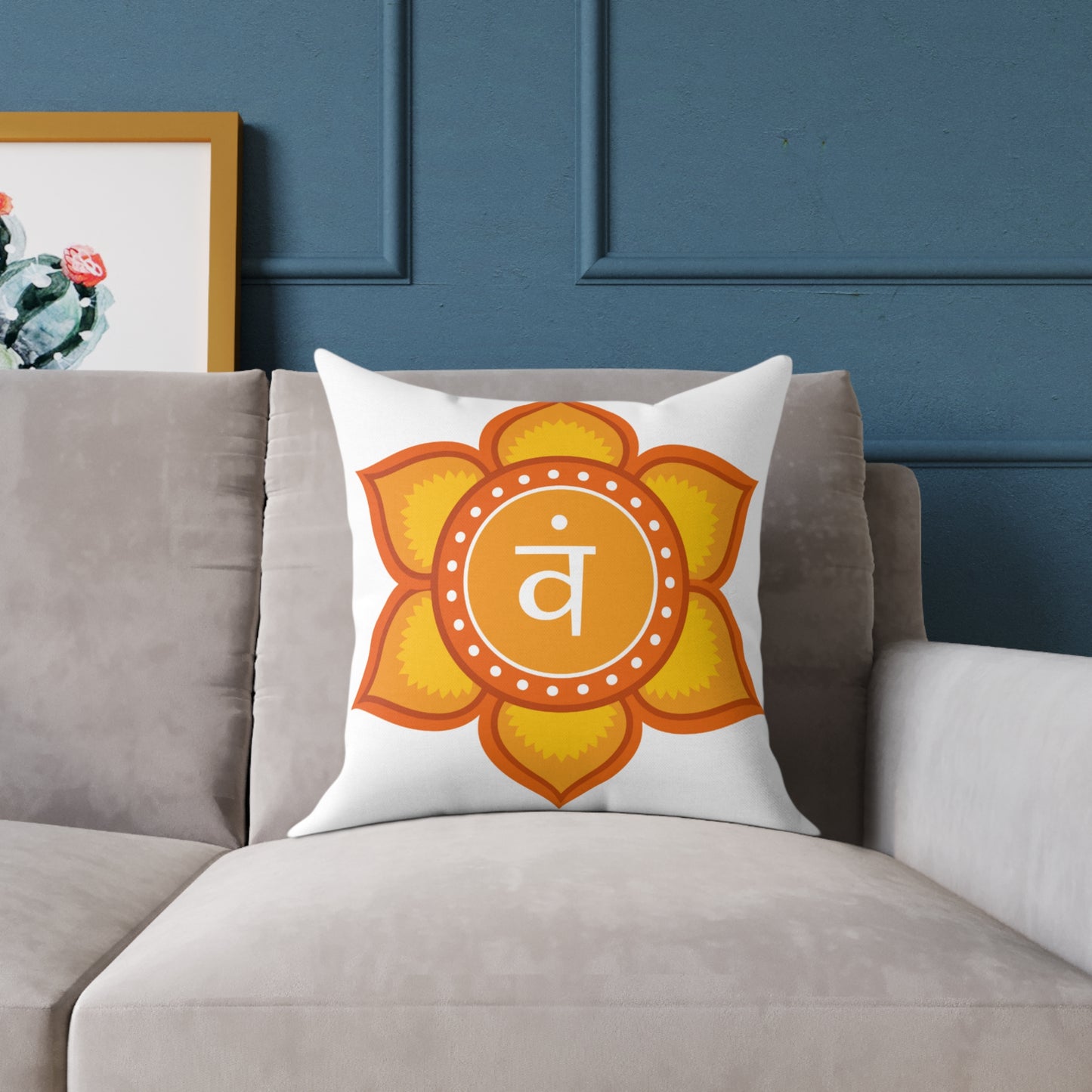 Sacral Chakra Throw Pillow – I Honor My Emotions