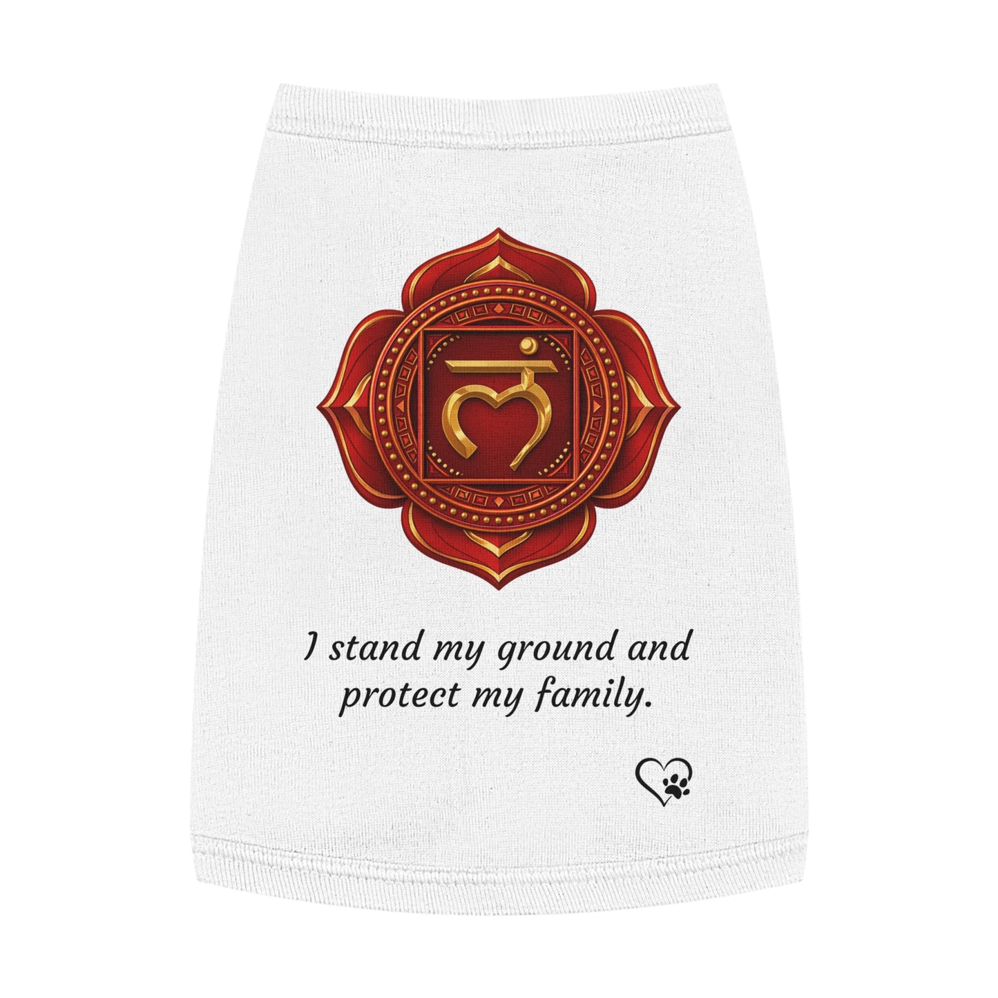 Sacred Guardian Pet Tank – Root Chakra (Protection & Loyalty)