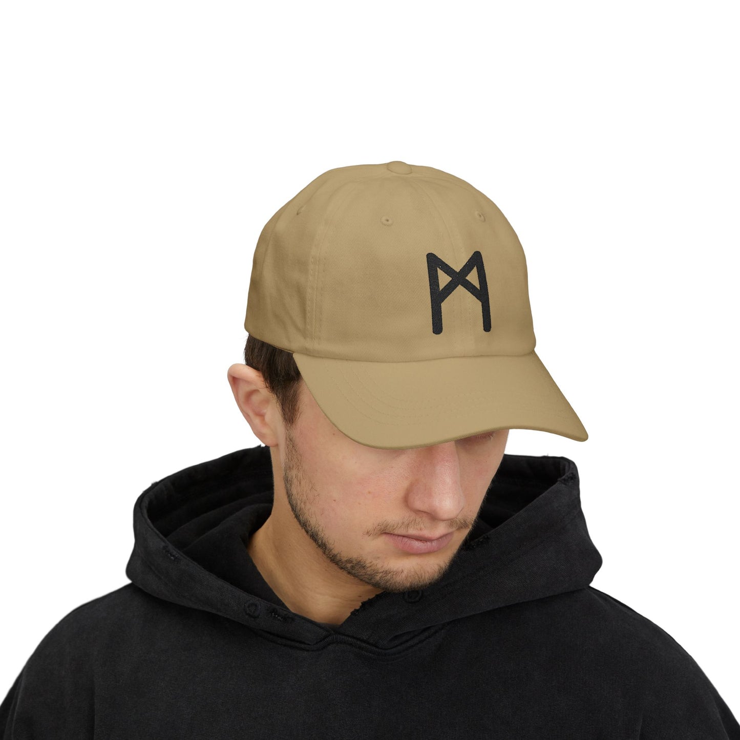 Mannaz Rune Cap – Divine Self, Collective Wisdom