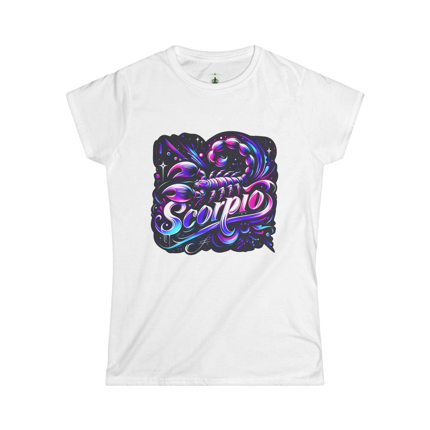 Scorpio Zodiac T-Shirt – Bold Black & White Design 1