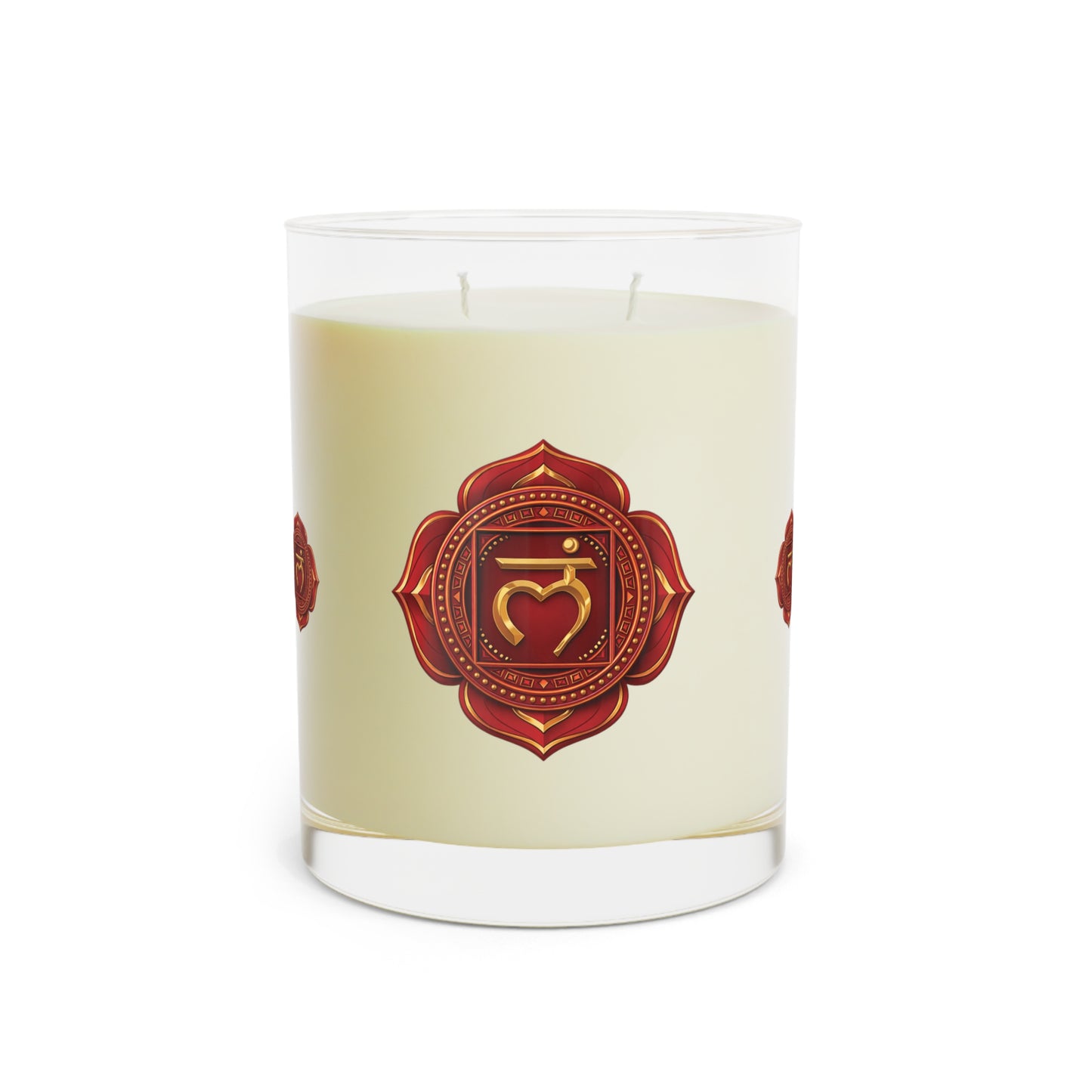 Rooted & Secure™ Root Chakra Ritual Candle — 11oz Scented Soy Glass Candle