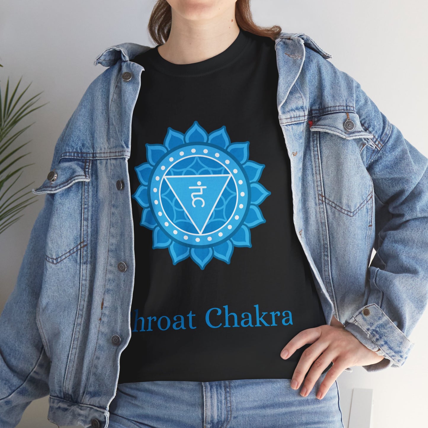 Throat Chakra Symbol T-Shirt – Truth, Clarity & Expression