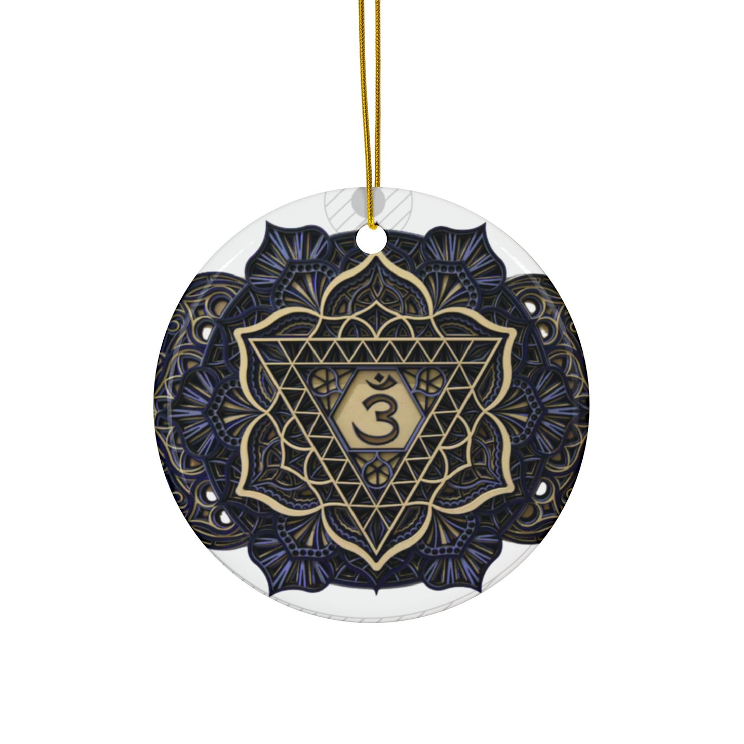 Ceramic Third Eye Chakra Ornament – Seeing Christmas Magic