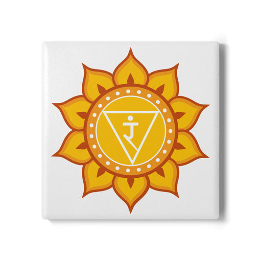 Solar Plexus Chakra Coaster – Confidence, Power & Inner Strength