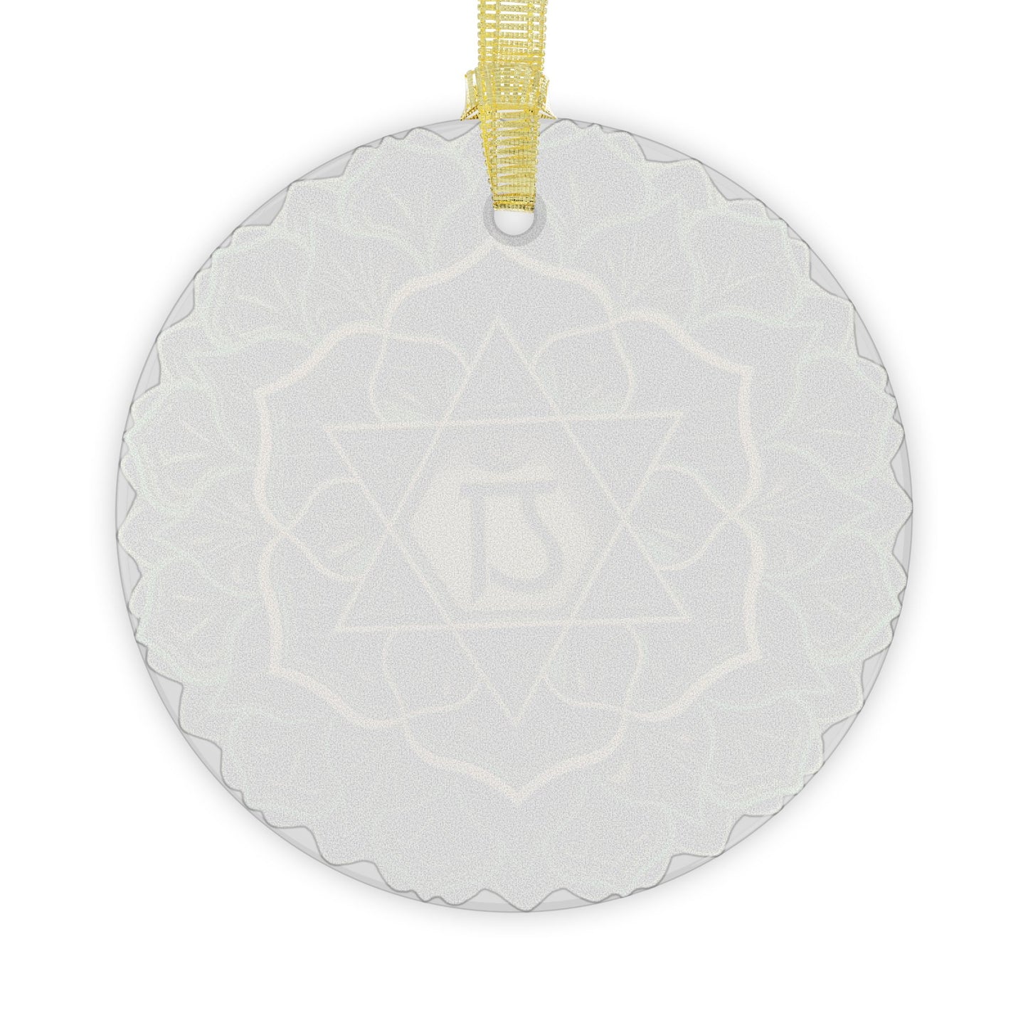 Heart Chakra Glass Ornaments- Handmade