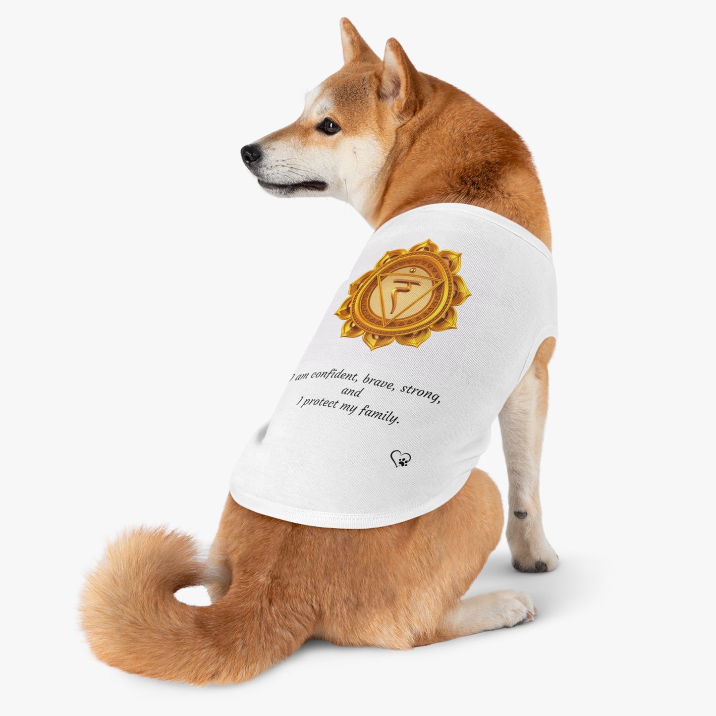 Sacred Guardian Pet Tank – Solar Plexus Chakra (Confidence & Courage)
